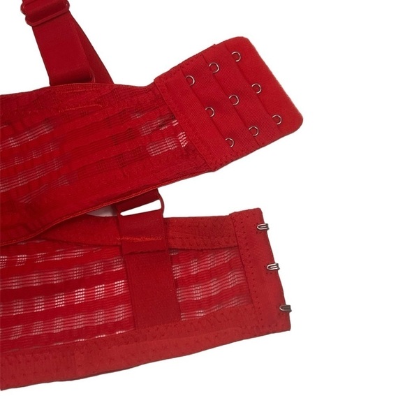 Youmita Lightly Padded Balcony Bra Flame Red 36DD - Picture 9 of 13